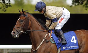 10 Outbok 6165046 Newmarket 26Jun21 Outbox winner of The Close Brothers Fred Archer Stakes Steven Cargill.jpg